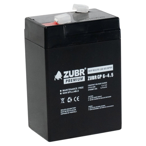 Аккумулятор ZUBR GP6-4.5