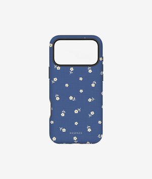Чехол EARLY FLOWERS (синий) для iPhone