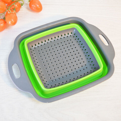 Дуршлаг 23см силиконовый складной №14