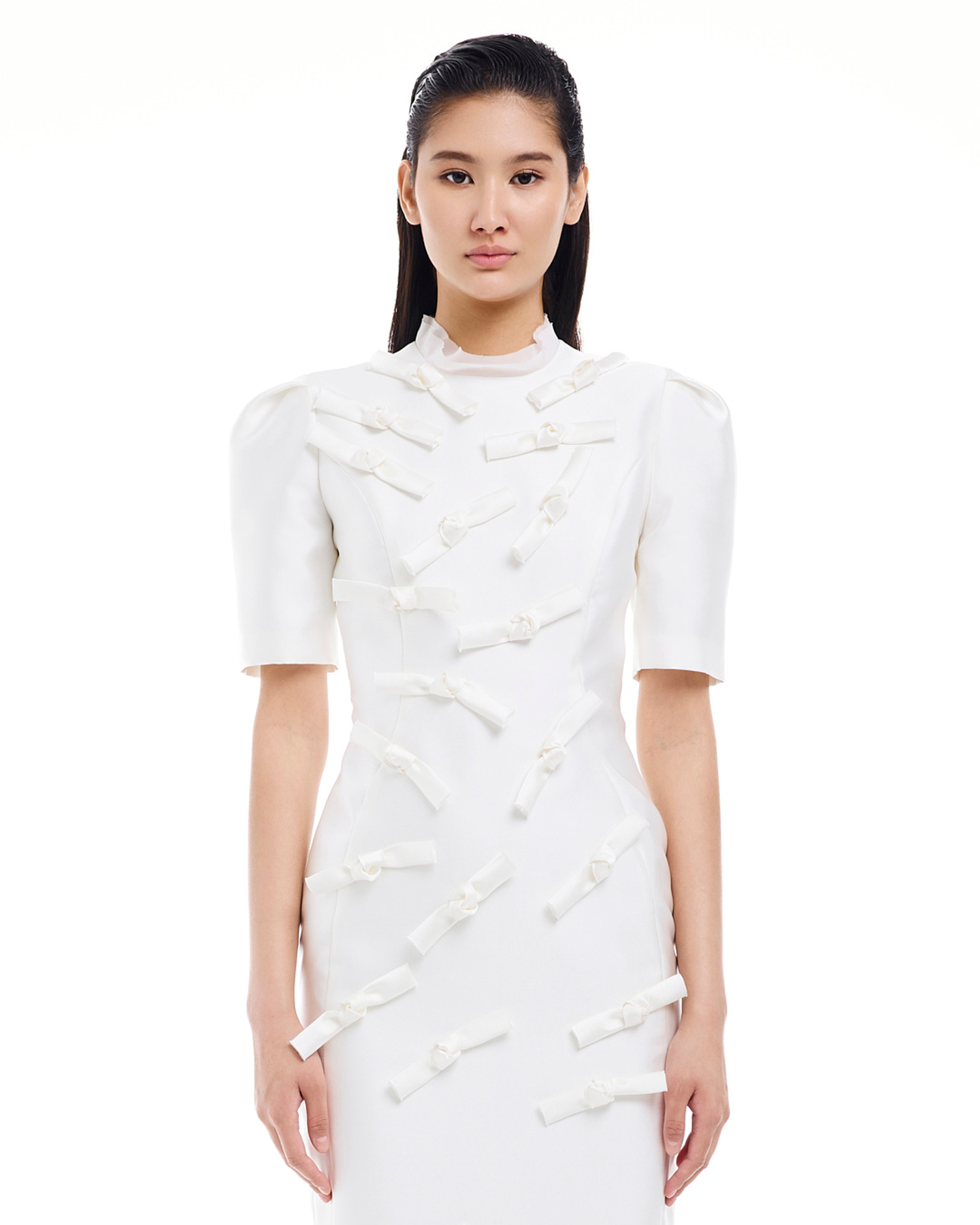 Платье Bambini (Бамбини) миди,с рук. светлое