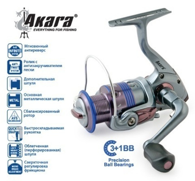Катушка рыболовная Akara Galeon FG A 3+1bb з/ш