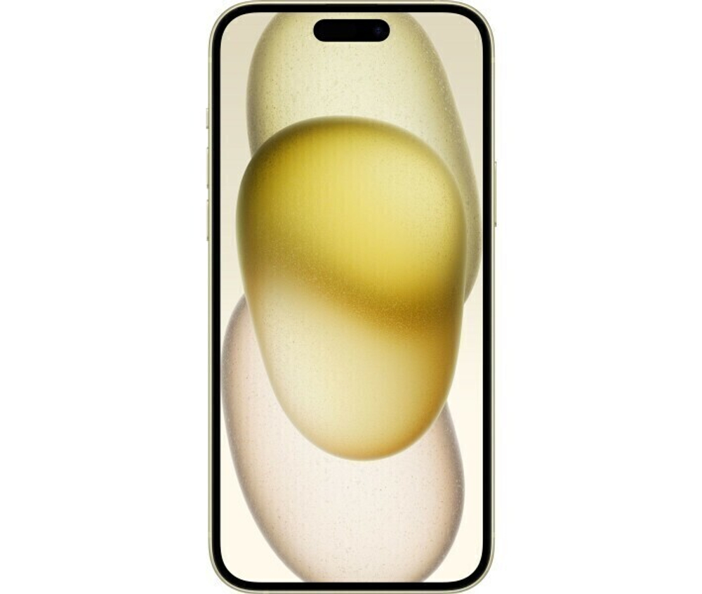 Смартфон Apple iPhone 15 128 ГБ, Dual: nano SIM + eSIM, жёлтый