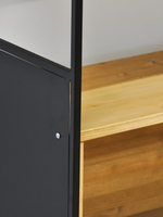 Стеллаж из массива сосны с 3 полками Бьерн 195х35х180