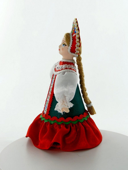 Кукла коллекционная Потешного промысла девушка в традиционном костюм(стилизация).