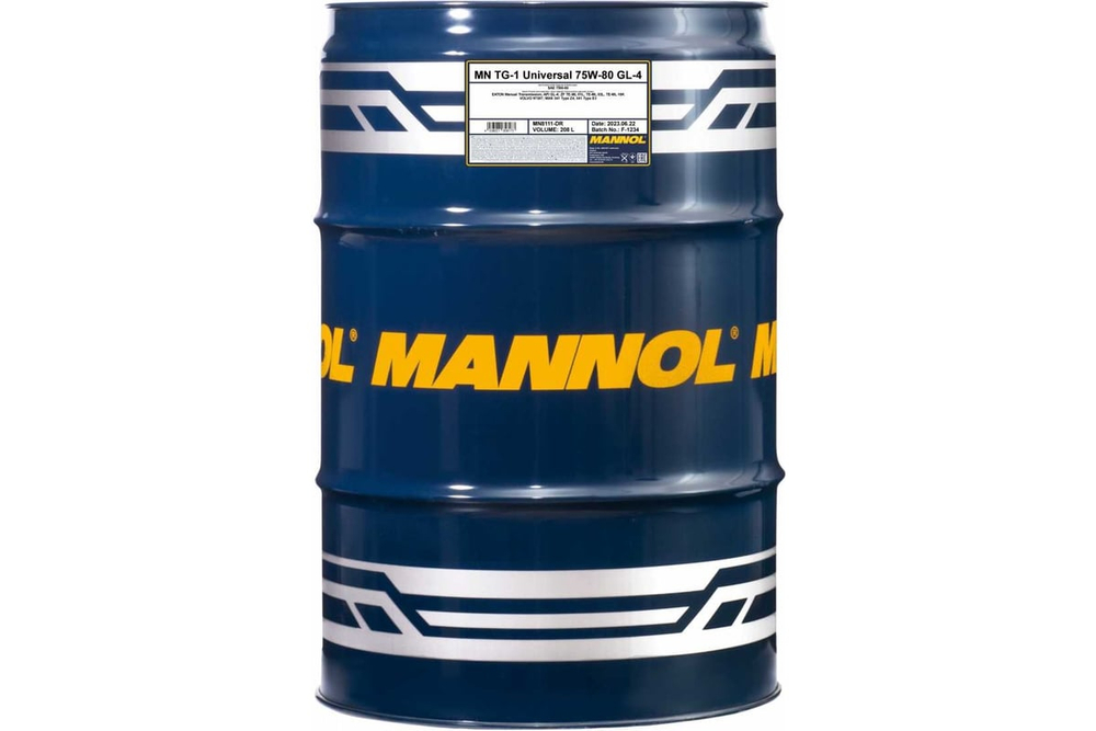 Синтетическое трансмиссионное масло MANNOL TG-1 Universal 75W80 API GL-4 (208л.)