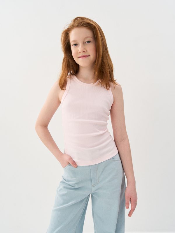 Брюки палаццо джинсовые 