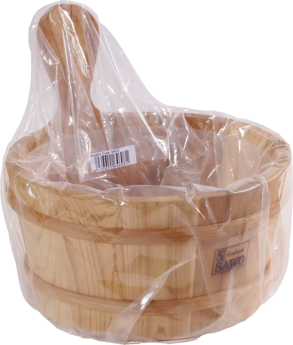 SAWO Кадушка деревянная 4л, с пластиковой вставкой, 340-D