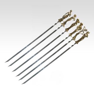 Набор шампуров "Пикантный" (6 шампуров серий "Знаки Зодиака" и "Дамы")