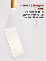 Лопатка 17 см (общая длина 29 см), ручка дерево CGPro