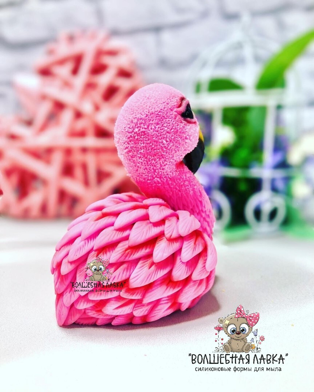 Силиконовая форма Фламинго