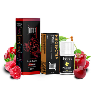 Chaser BLACK - Triple Berry (30ml, 5% nic)