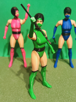 Подвижная фигурка "Джэйд" Mortal Kombat, пластик, цветная