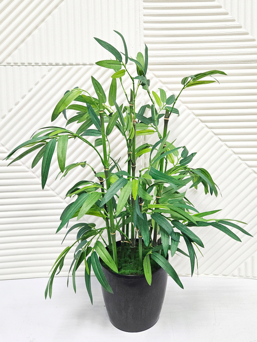 Искусственный настольный бамбук 50см в кашпо