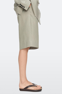Massimo Dutti Кожаные сандалии на платформе, коричневый