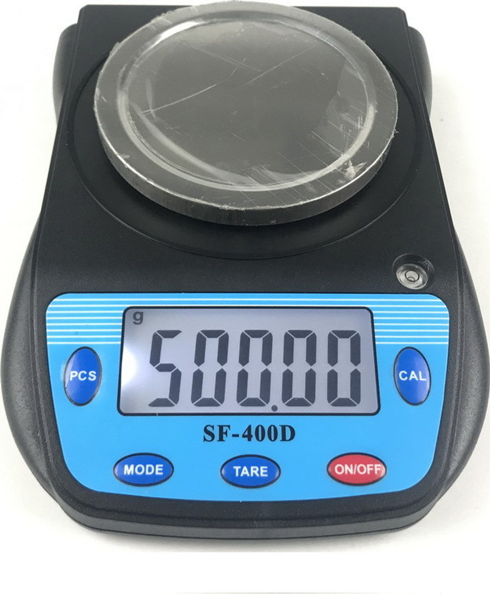 Весы электронные 500 г/0,01 г с уровнем (Kromatech SF-400D)