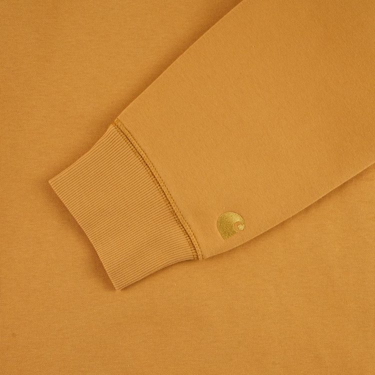Толстовка мужская Carhartt WIP Chase 13 Oz артикул:I026383_yellow - купить в магазине Дайс