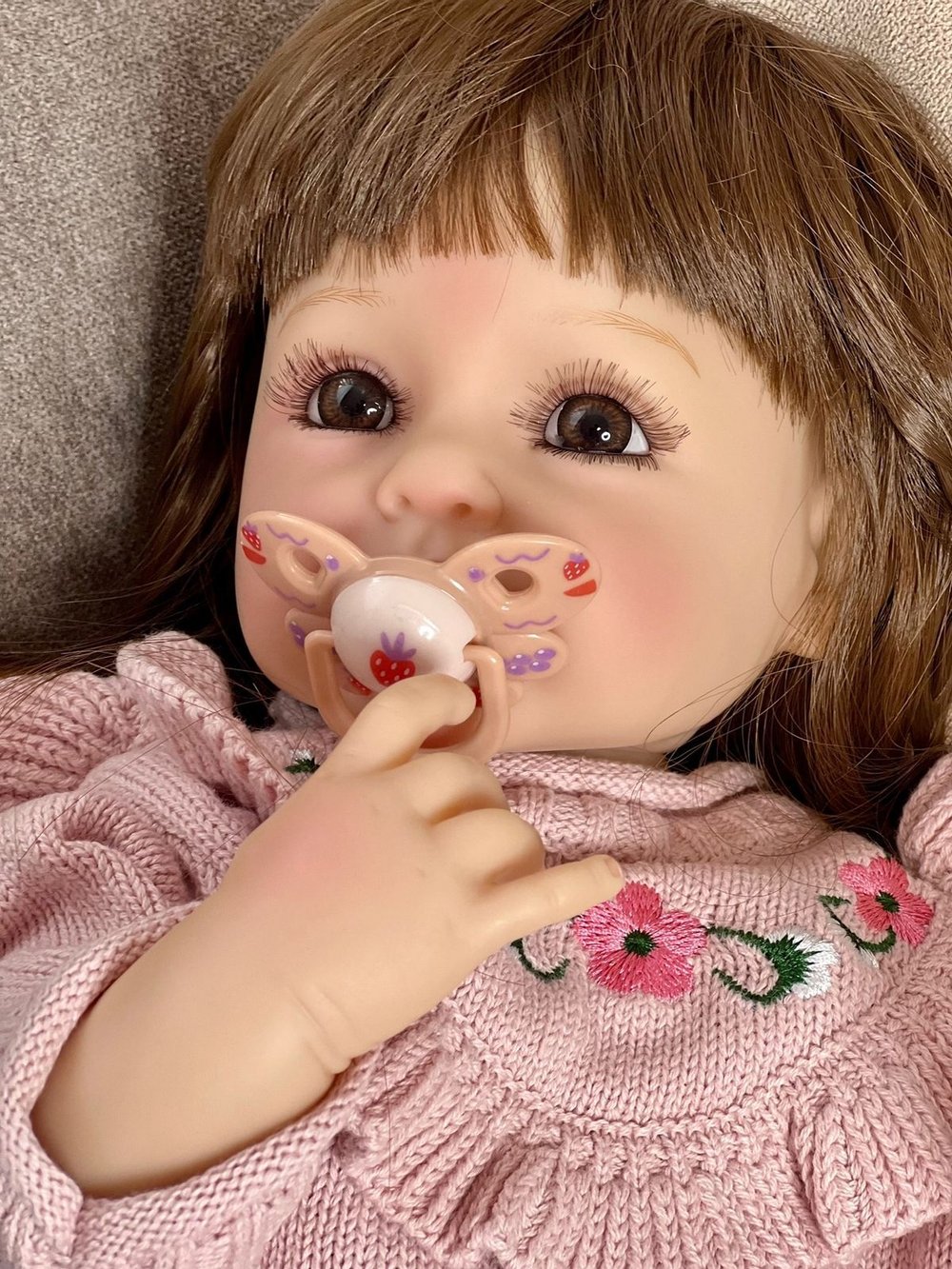 Кукла Реборн виниловая 55см в пакете (FA-309)