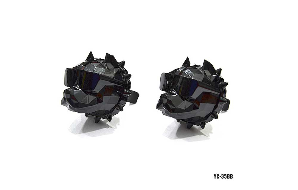 Ароматизатор-игрушка -на обдув- Собачки ПИТБУЛЬ - YC-35BB Bright black