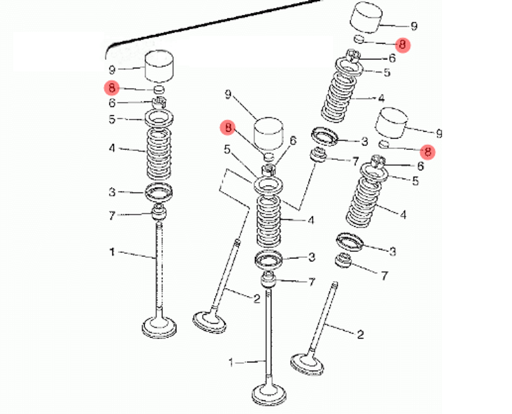 Шайба регулировочная для снегоходов Yamaha 2.05 3LD121697000