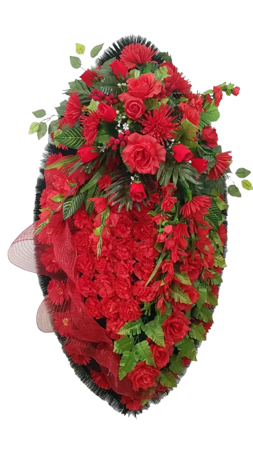 Венок ритуальный «Элитный №68» (125 см)