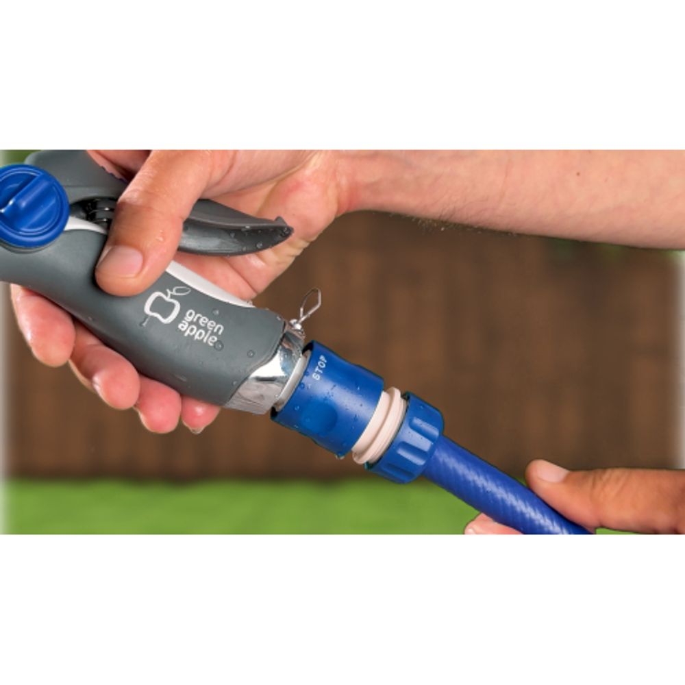 GWHM12-036 GREEN APPLE Пистолет-распылитель, металл, регулируемая латунная форсунка, 3 режима