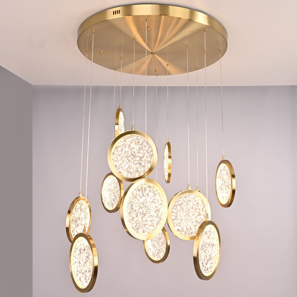 Дизайнерская Подвесная Люстра Луна Lighting Collection D70 By Imperiumloft