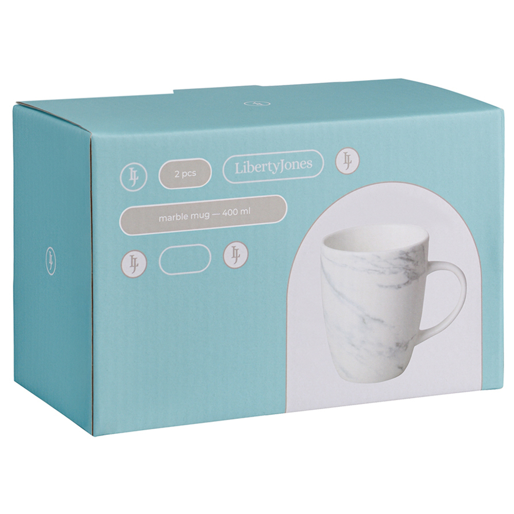 Набор кружек marble, 400 мл, 2 шт.