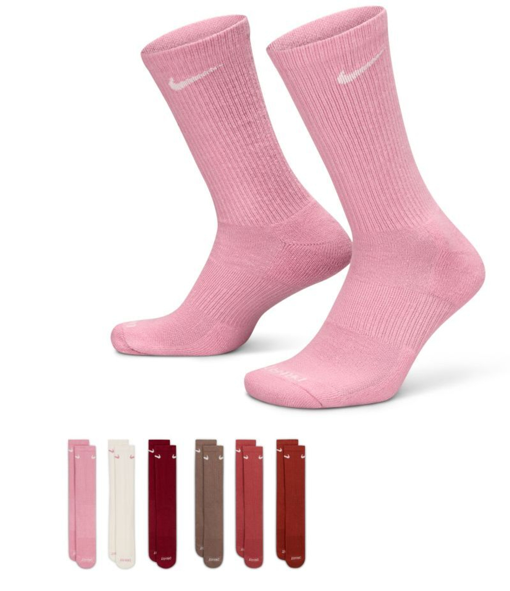 Теннисные носки Nike Everyday Plus Cushion Crew 6P - Multikolor