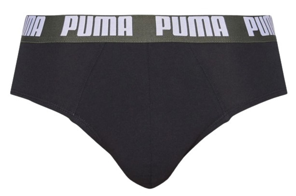 Мужские спортивные боксеры Puma Basic Brief 2P - forest night combo