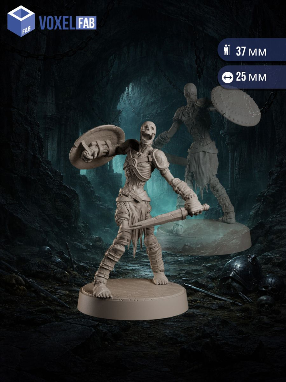 Скелеты Костяной Дозор миниатюры для настольных игр РНИ, ДнД