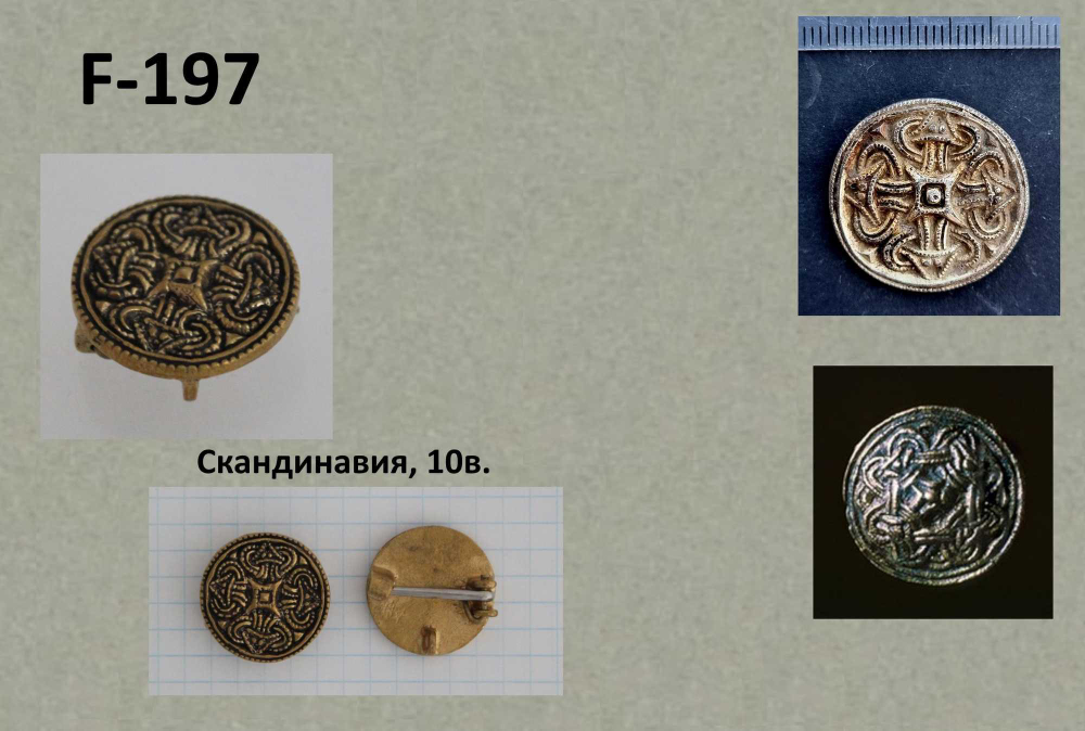 Фибула. Скандинавия 10 в.