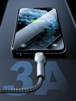 Кабель microUSB 2 метра с быстрой зарядкой