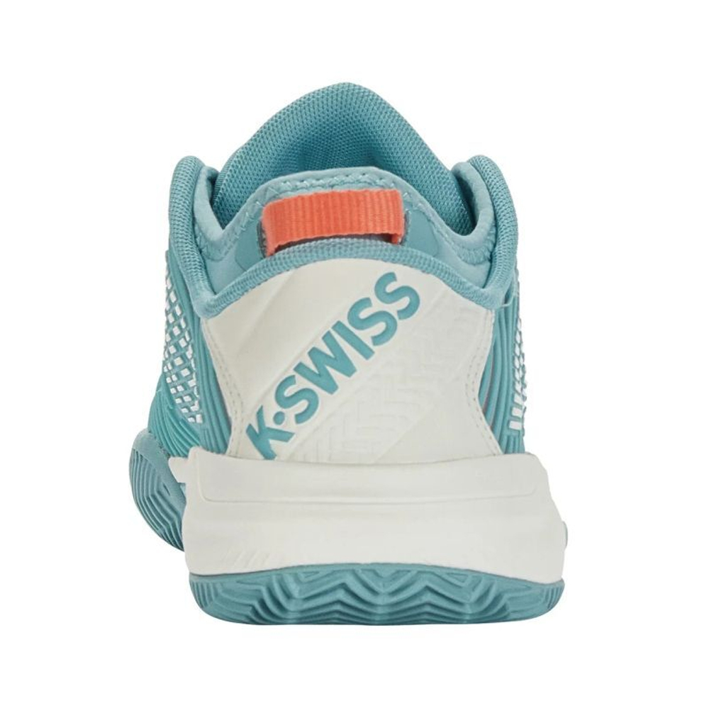 Женские Кроссовки теннисные K-Swiss Hypercourt Supreme HB - nile blue/blanc de blanc/desert flower