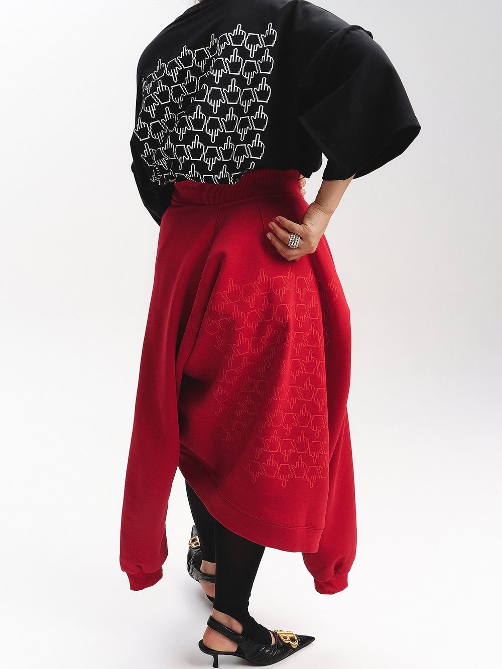 Футболка оверсайз(унисекс) плотная «ФАК»