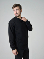 Свитшот мужской черный Город Горький галочка