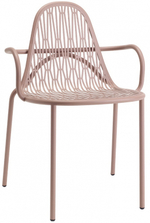 Кресло металлическое Scab Design Malvasia, карамельный