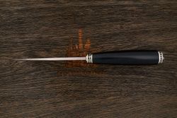 Разделочный нож Игоря Пампуха Модель 007, клинок 120мм, булат легированный, рукоять граб Т1