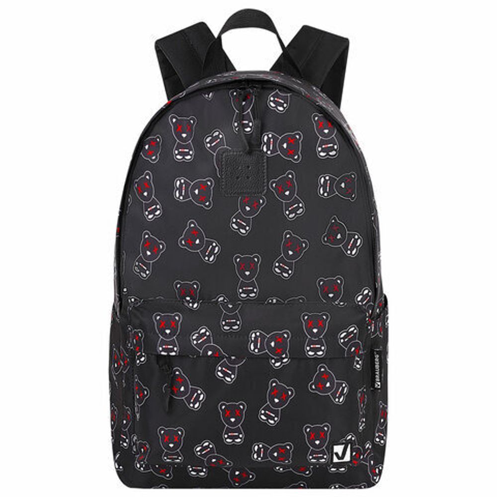 Рюкзак BRAUBERG POSITIVE универсальный, карман-антивор, "Bears", 42х28х14 см, 271683