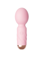 Нежно-розовый мини-вибратор Cute mini Wand (Цвет: нежно-розовый)