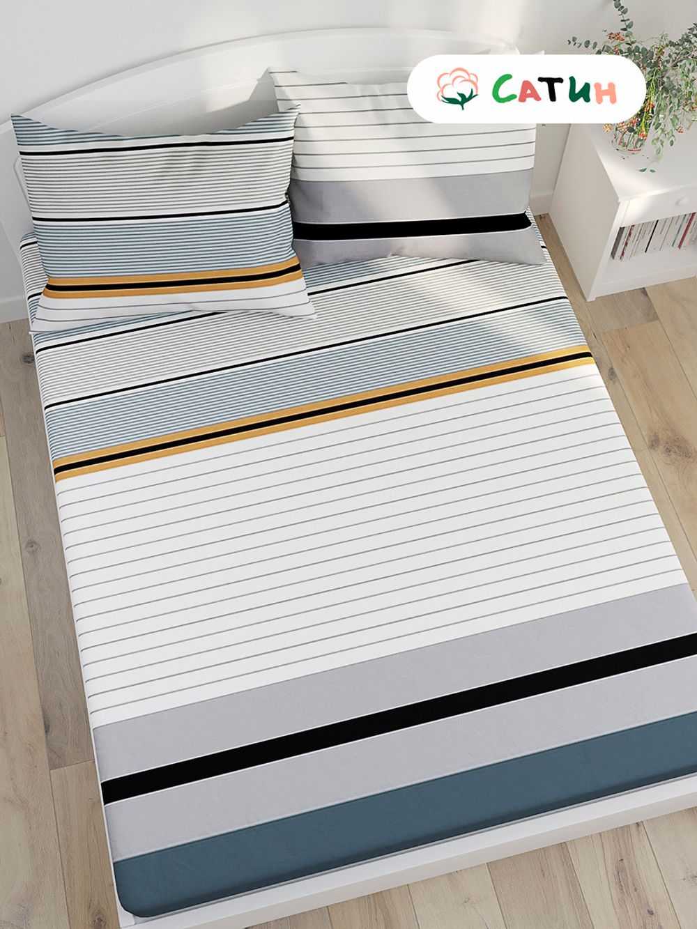 Простынь на резинке Milky Garden "Alaska" 180х200 см