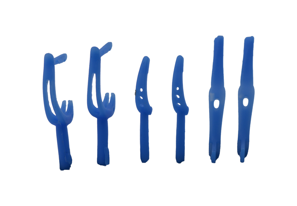 Восковка серьги (Ø 1.00 мм - 2 шт. 1.25 мм - 2 шт. 1.50 мм - 2 шт., 6 деталей)