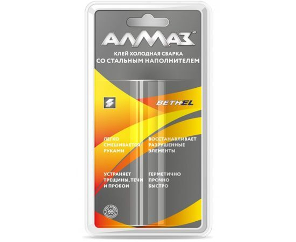 Клей Алмаз Бензобак 58гр, BL (холодная сварка), арт.АZ-0392