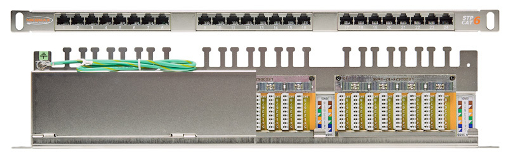 Патч-панель  NikoMax NMC-RP24SE2-HU-MT