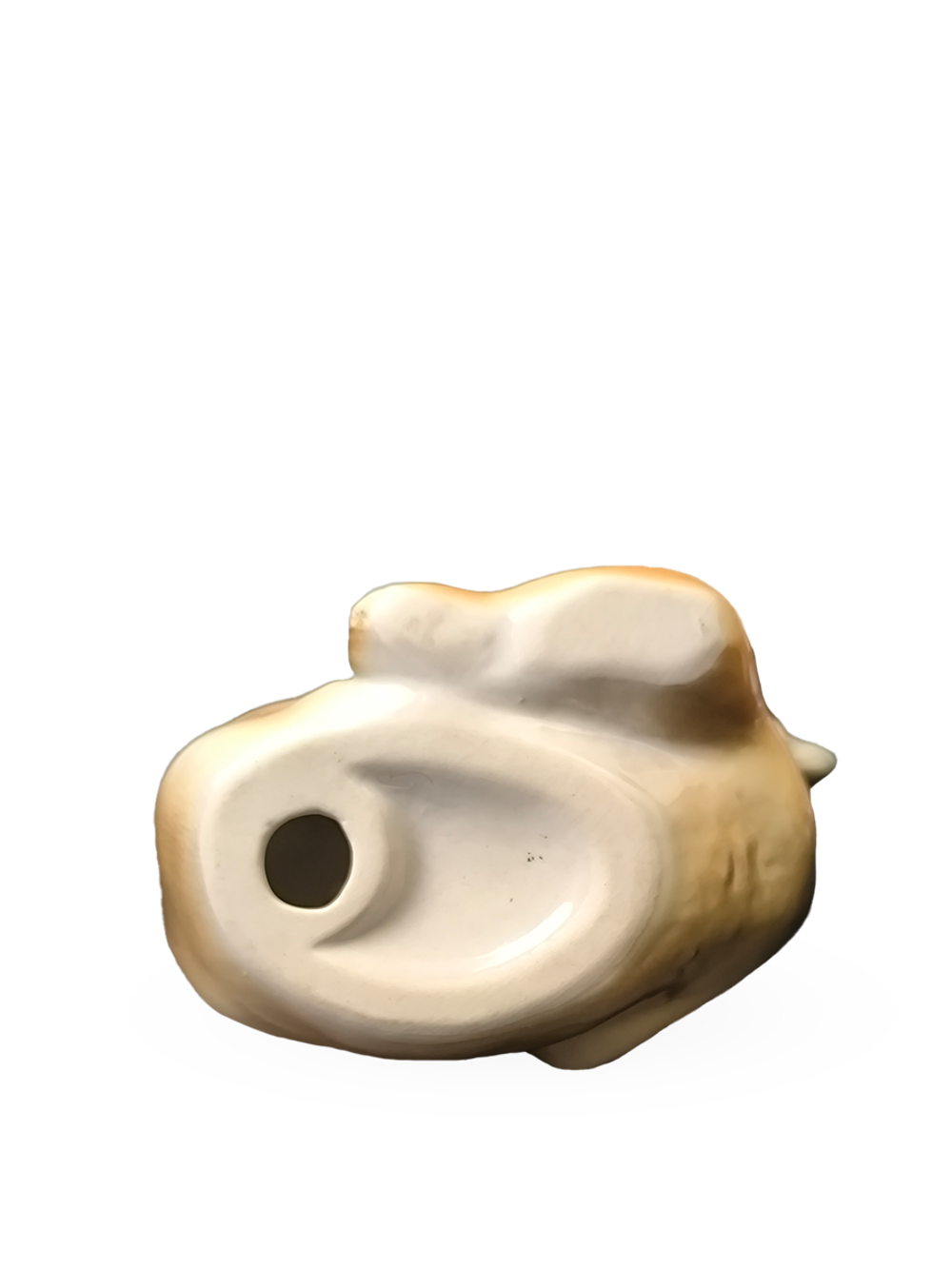 Фарфоровая статуэтка "Медвежонок лежащий" ЛФЗ