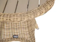 "Равенна" кофейный стол из искусственного ротанга, цвет соломенный