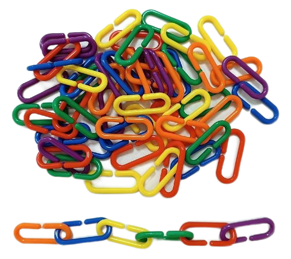 Звенья счетные 6 цветов (500 шт.). Набор учебно-игровой.