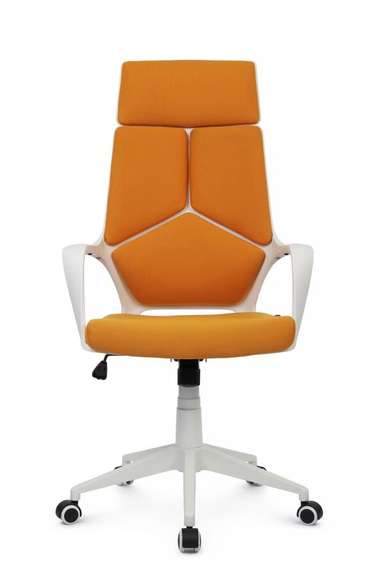 Кресло Ай Кью РВ RCH 8989 Белый пластик/Оранжевый