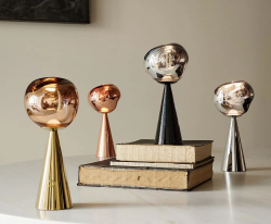 Настольная лампа Melt silver