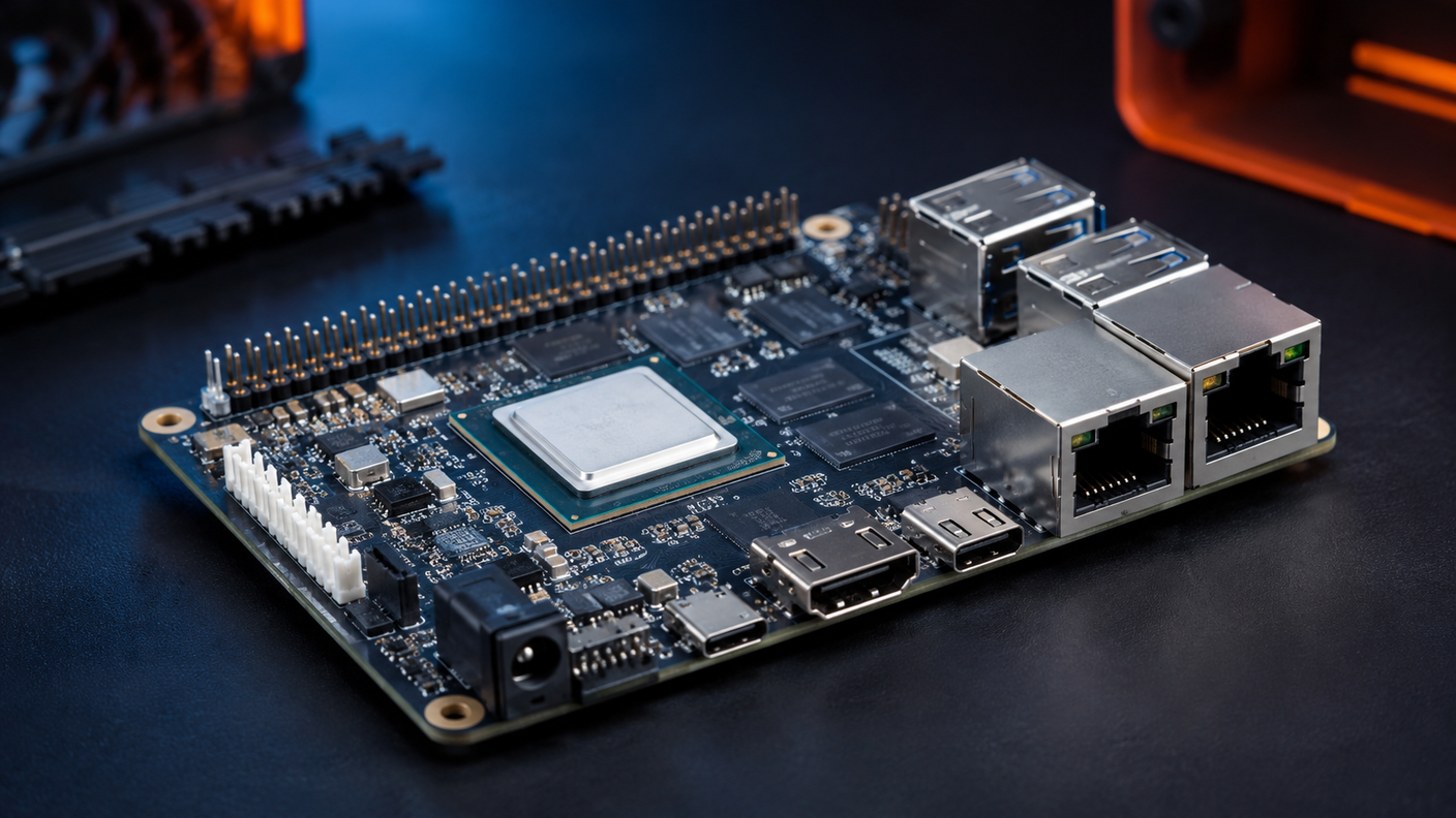 Вышел Orange Pi 6: до 64 ГБ памяти и производительность ИИ на уровне 45 TOPS