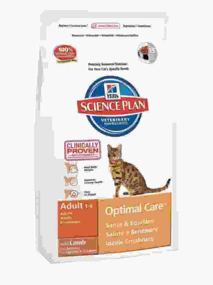 (089) Hill's SP Optimal Care сухой корм для кошек с ягненком (Фасовка 200г) (089) Hill's SP Optimal Care сухой корм для кошек с ягненком (Фасовка 200г)